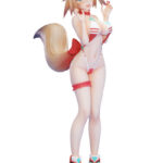 ケモミミ学園 「フェネク シャリート」ジャケットOFFver. illustrated by マッパニナッタ 1/7スケール 塗装済み完成品フィギュア