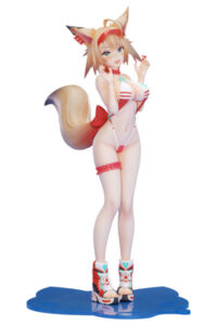 ケモミミ学園 「フェネク シャリート」ジャケットOFFver. illustrated by マッパニナッタ 1/7スケール 塗装済み完成品フィギュア