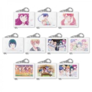 女神のカフェテラス ミニチュアキャンバスキーホルダー 全10種 BOXセット